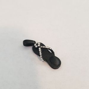 Rhinestone Flip Flop Charm